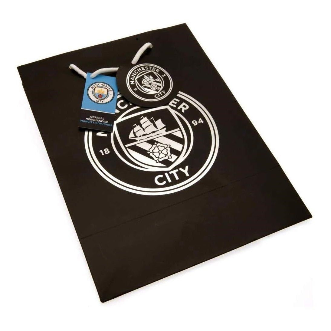 manchester city fc black gift bag