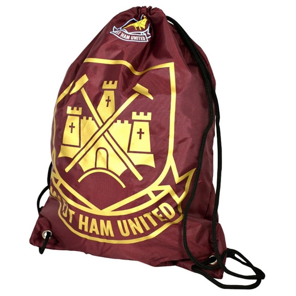 west ham united fc foil gym bag