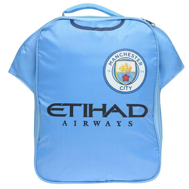 manchester city fc kit lunch bag