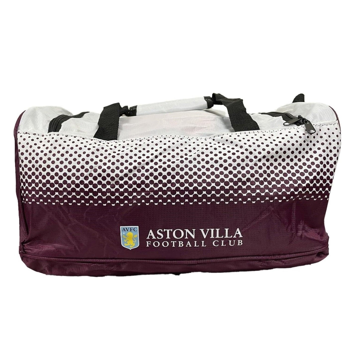 aston villa fc fade holdall bag / duffle bag