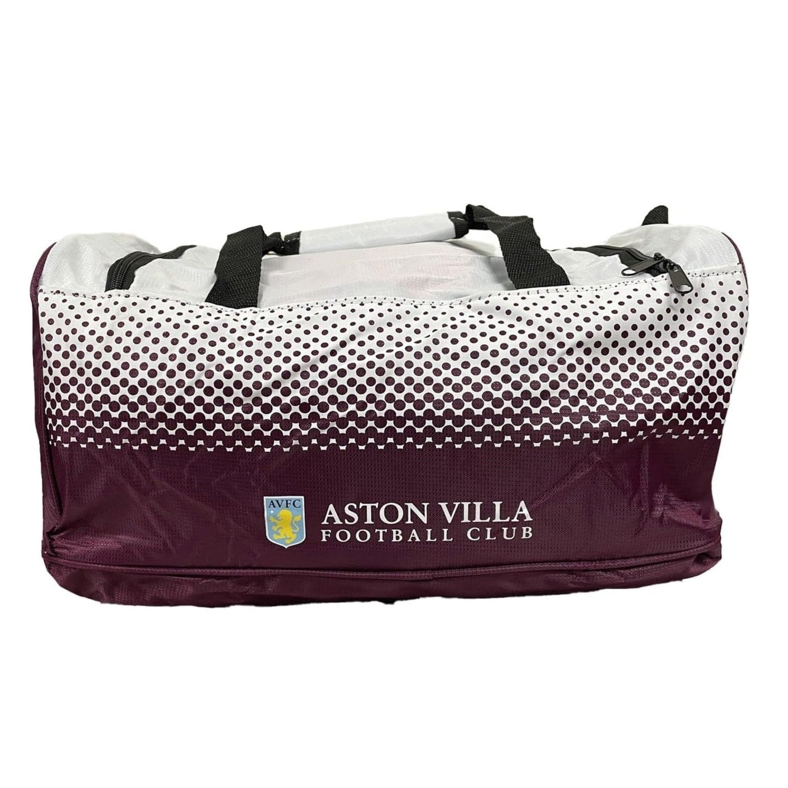 aston villa fc fade holdall bag / duffle bag