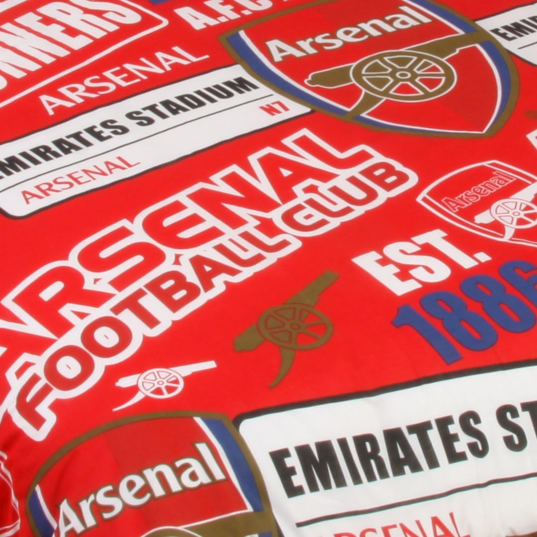 Arsenal FC Patch Double Duvet Cover Set