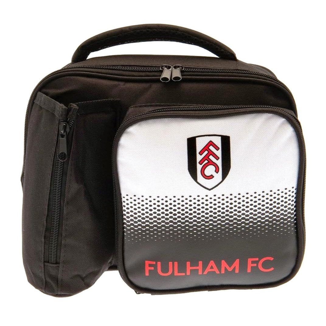 fulham fc fade lunch bag with bottle holder
