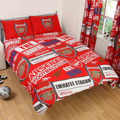 Arsenal FC Patch Double Duvet Cover Set