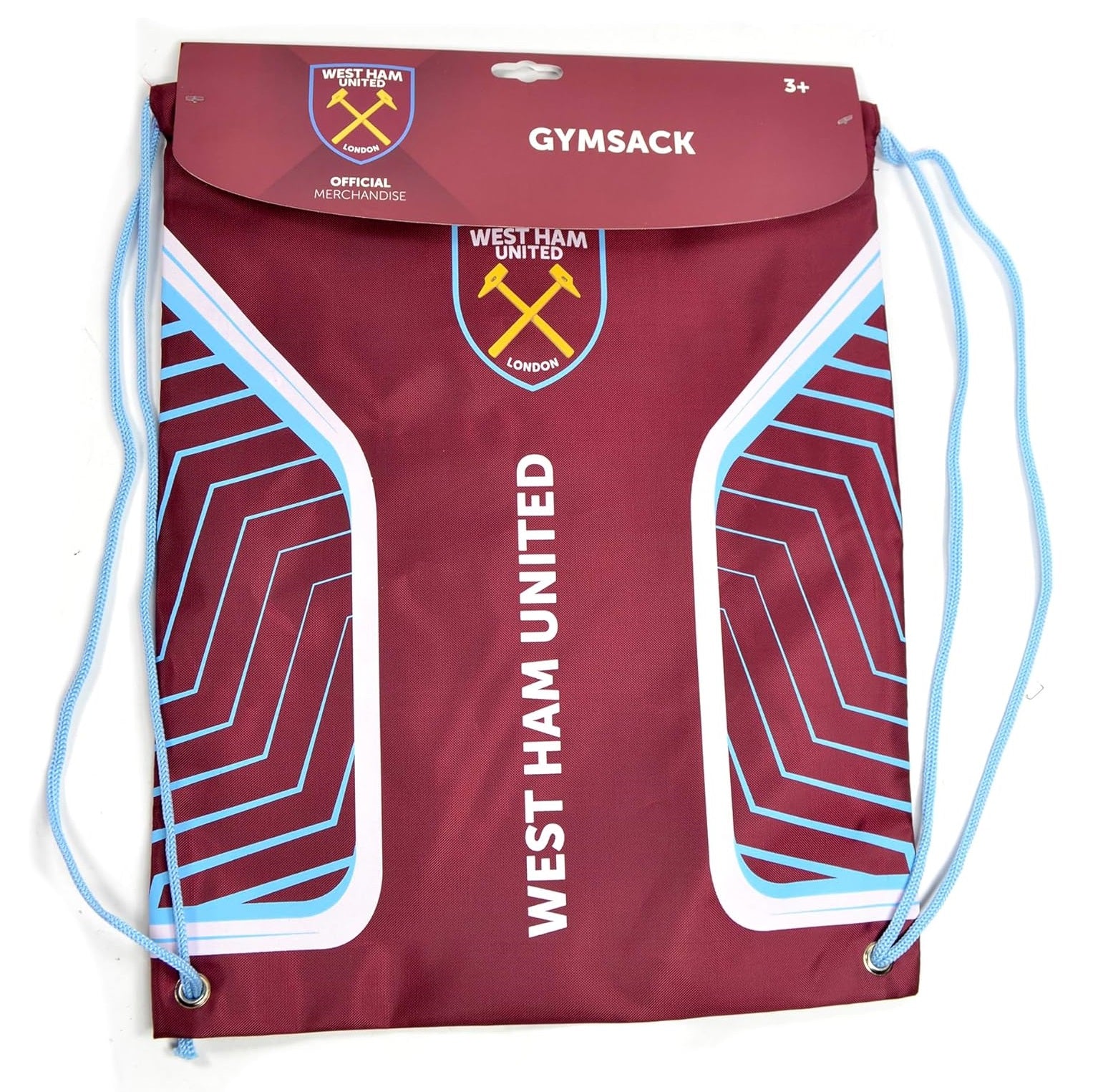 west ham united flash gym bag