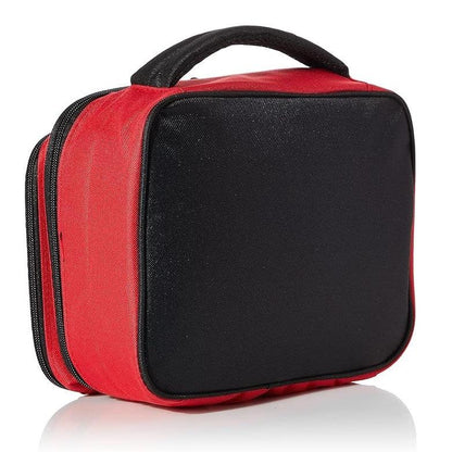 manchester united fc fade lunch bag with bottle holder