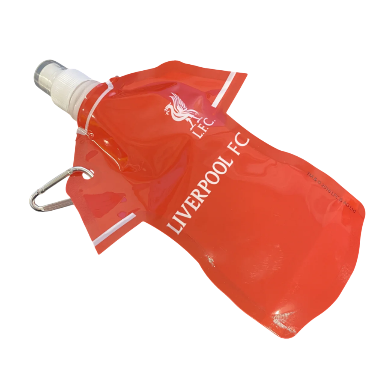 liverpool fc shirt shaped flat water bottle