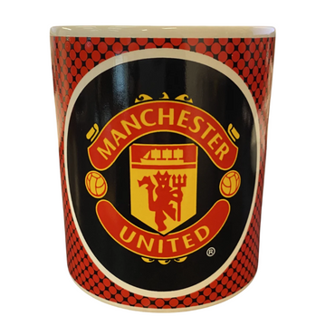 manchester united fc bullseye mug
