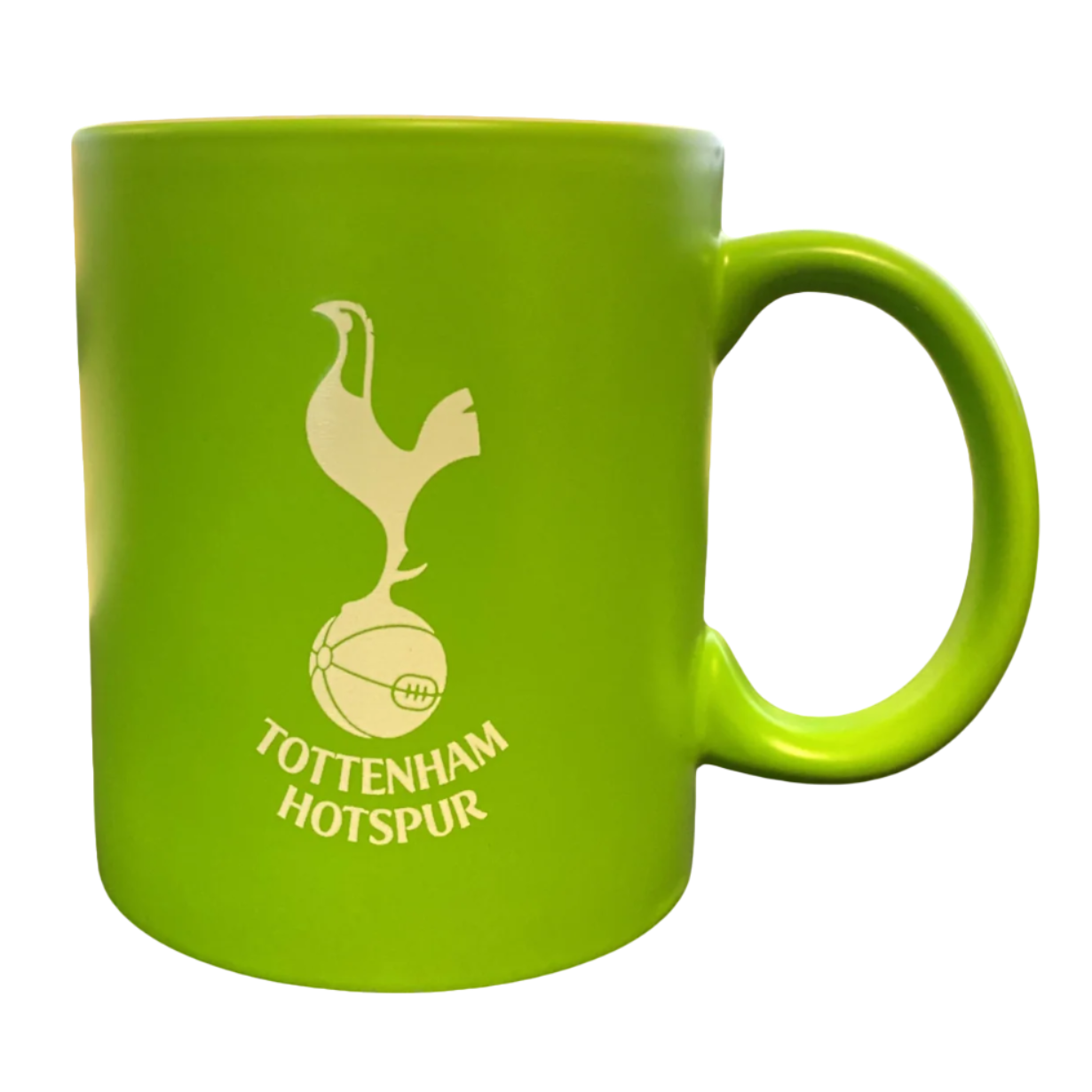 tottenham hotspur fc neon green ceramic mug