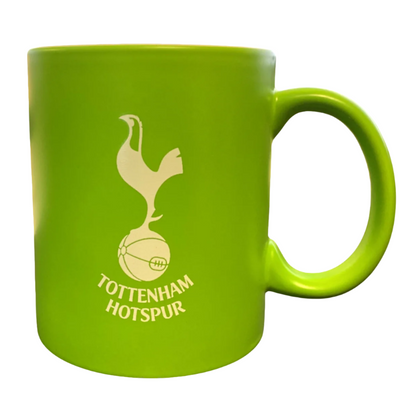 tottenham hotspur fc neon green ceramic mug