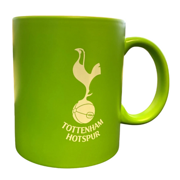 tottenham hotspur fc neon green ceramic mug