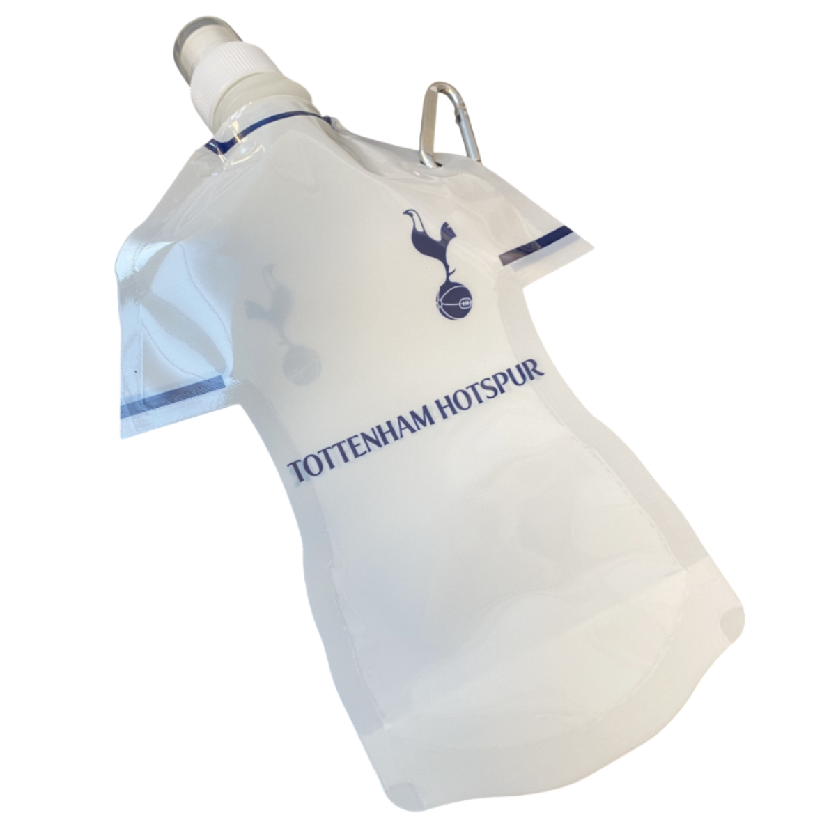tottenham hotspur fc flat shirt shaped water bottle