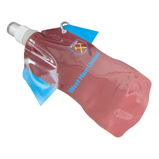 west ham united fc shirt shaped water bottle