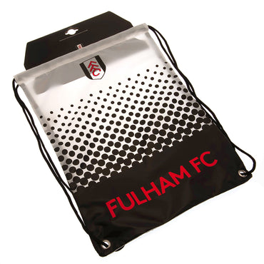 fulham fc fade drawstring gym bag