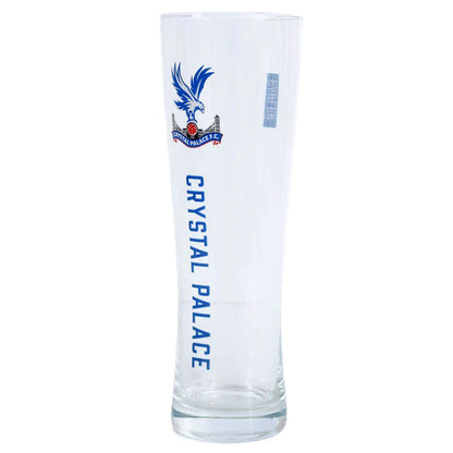 crystal palace fc tall slim pint glass