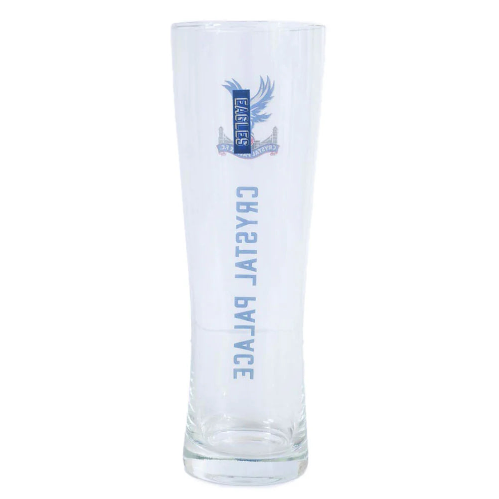crystal palace fc tall slim pint glass