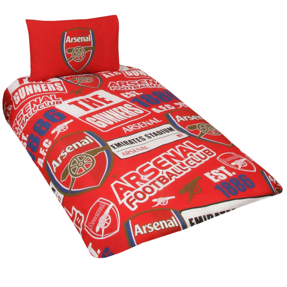 Arsenal FC Patch Single Duvet Cover