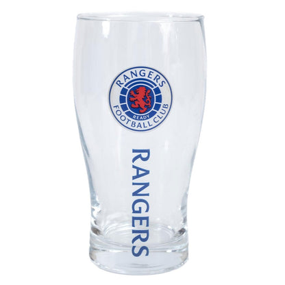 rangers fc tulip pint glass
