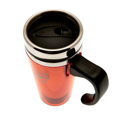 arsenal fc handle travel mug