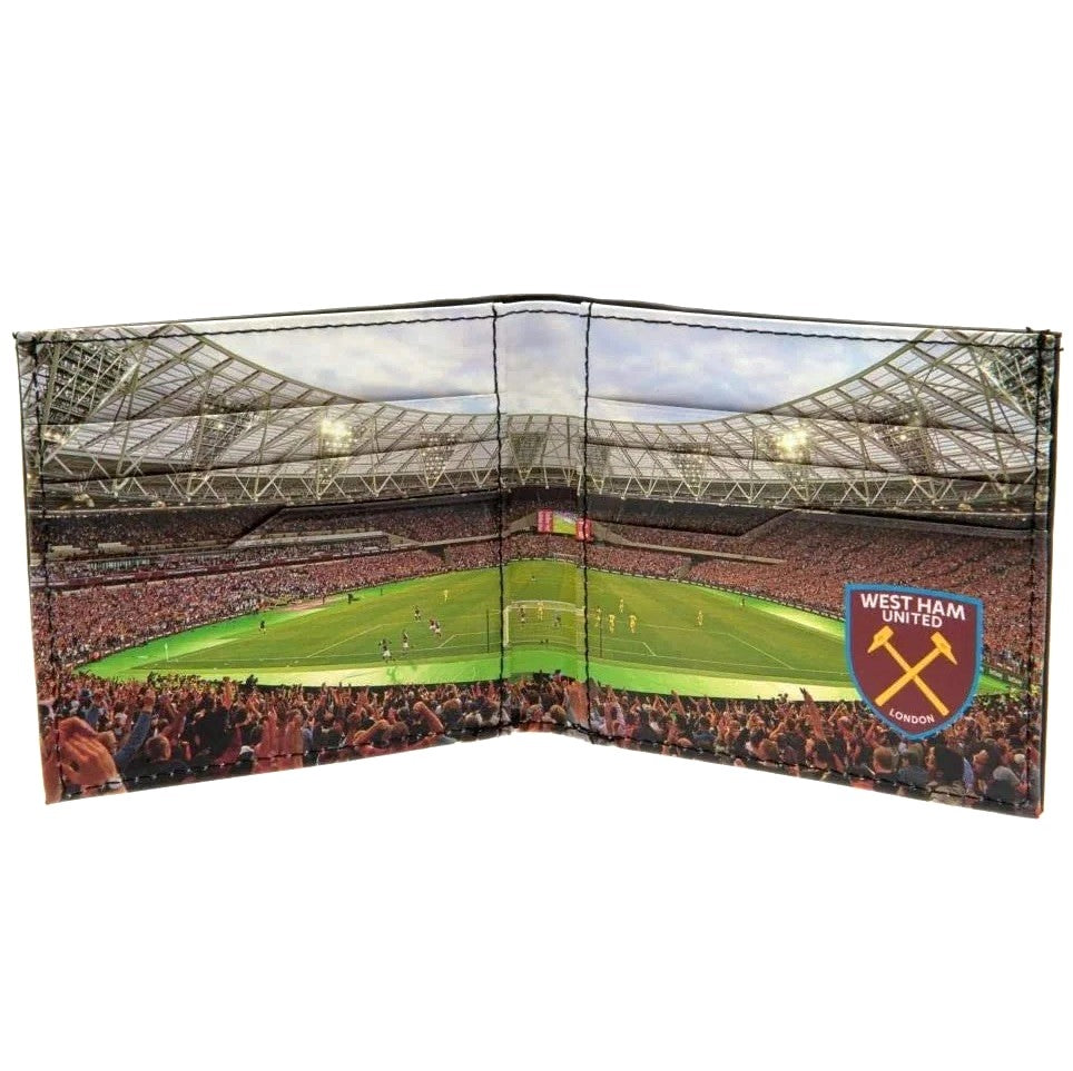 West Ham United FC Stadium Leather Wallet