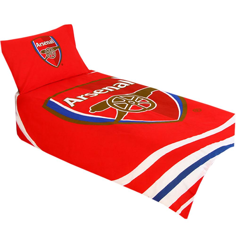 arsenal fc pulse single duvet cover set