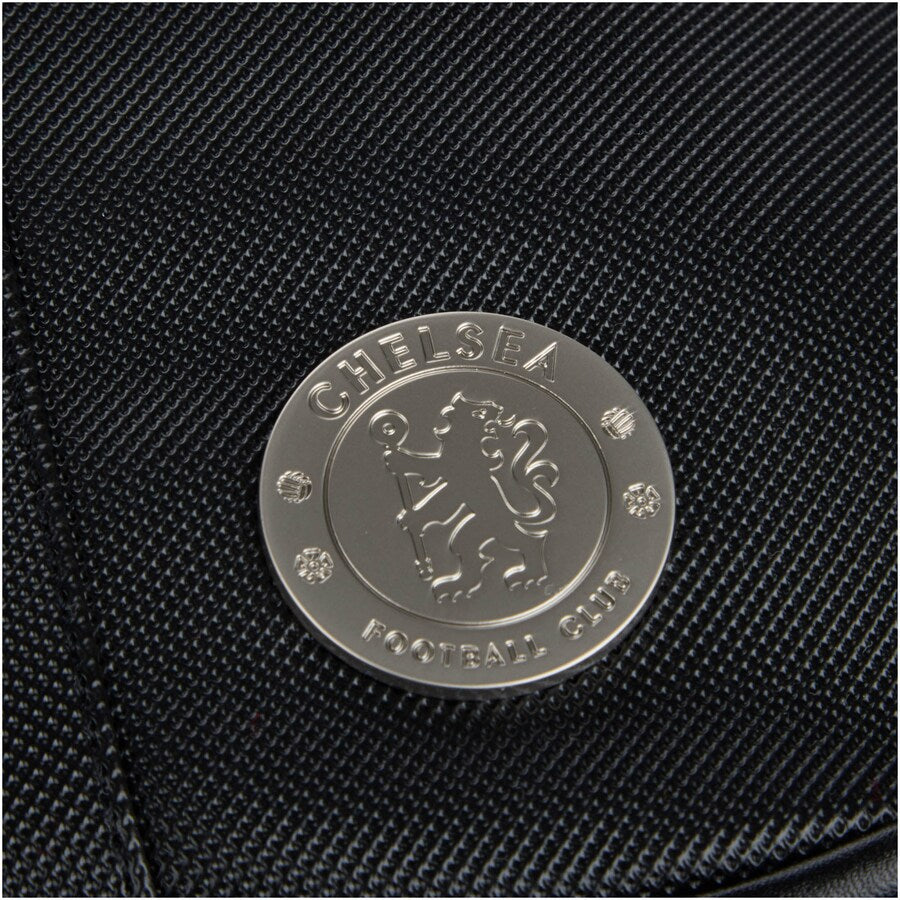 chelsea fc engraved badge on a bag