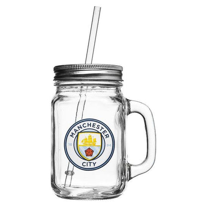 Manchester City FC Mason Jar