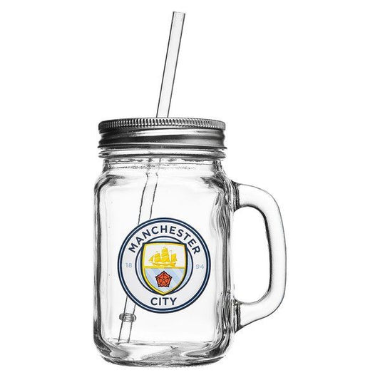 Manchester City FC Mason Jar