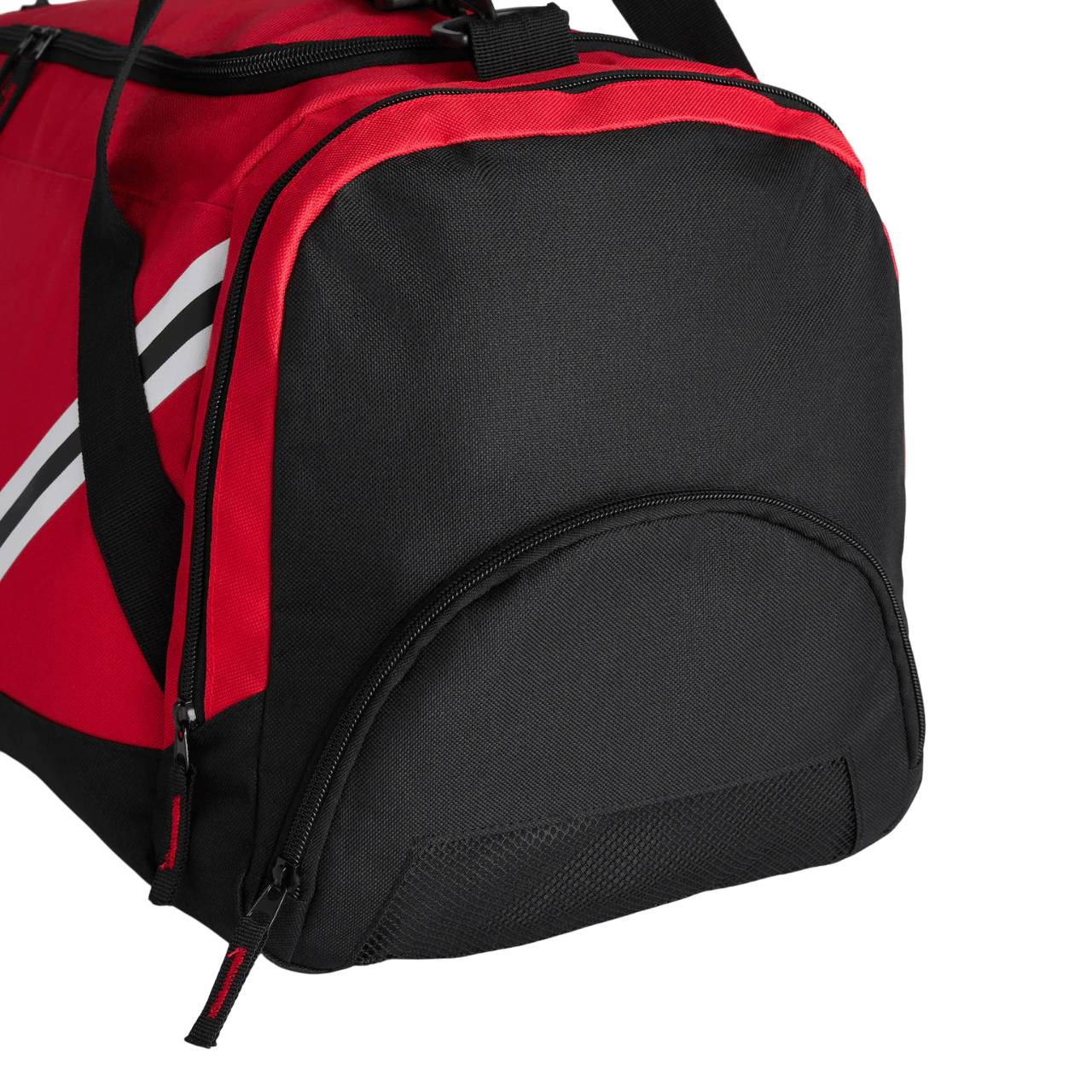 manchester united fc core stripe holdall / duffle bag