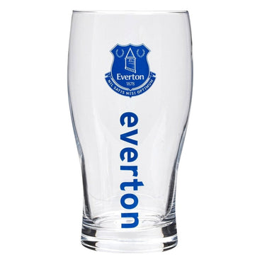 everton fc mini bar set (pint glass, coasters, towel)