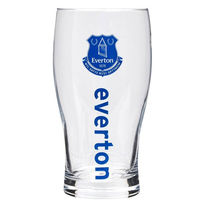everton fc mini bar set (pint glass, coasters, towel)