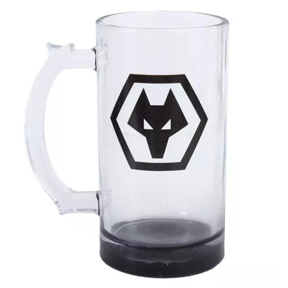 wolverhampton wanderers fc stein pint glass