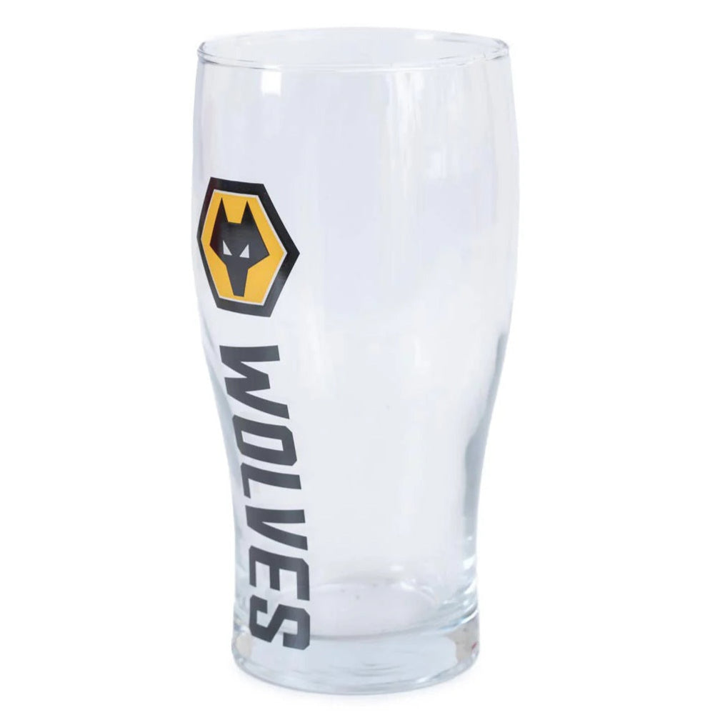 wolverhampton wanderers fc tulip pint glass