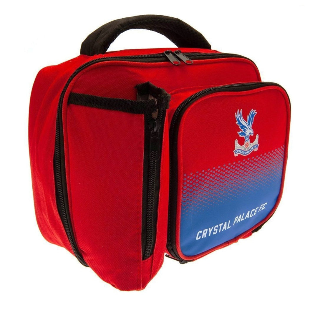 crystal palace fc fade lunch bag with bottle holder