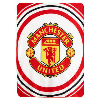 manchester united fc pulse fleece blanket