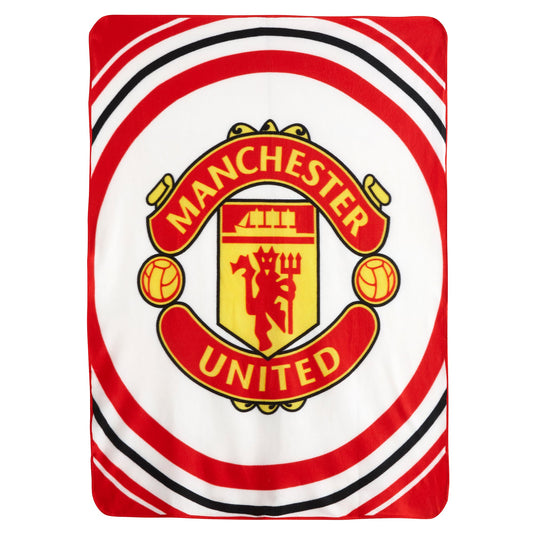 manchester united fc pulse fleece blanket