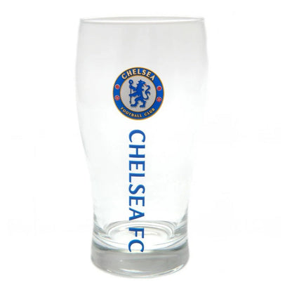 chelsea fc tulip pint glass