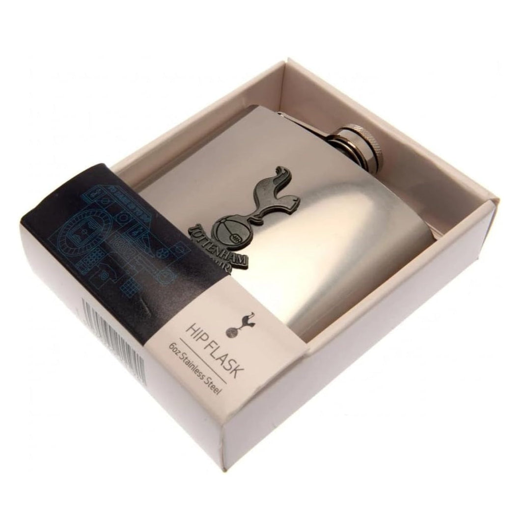 tottenham hotspur fc steel hip flask