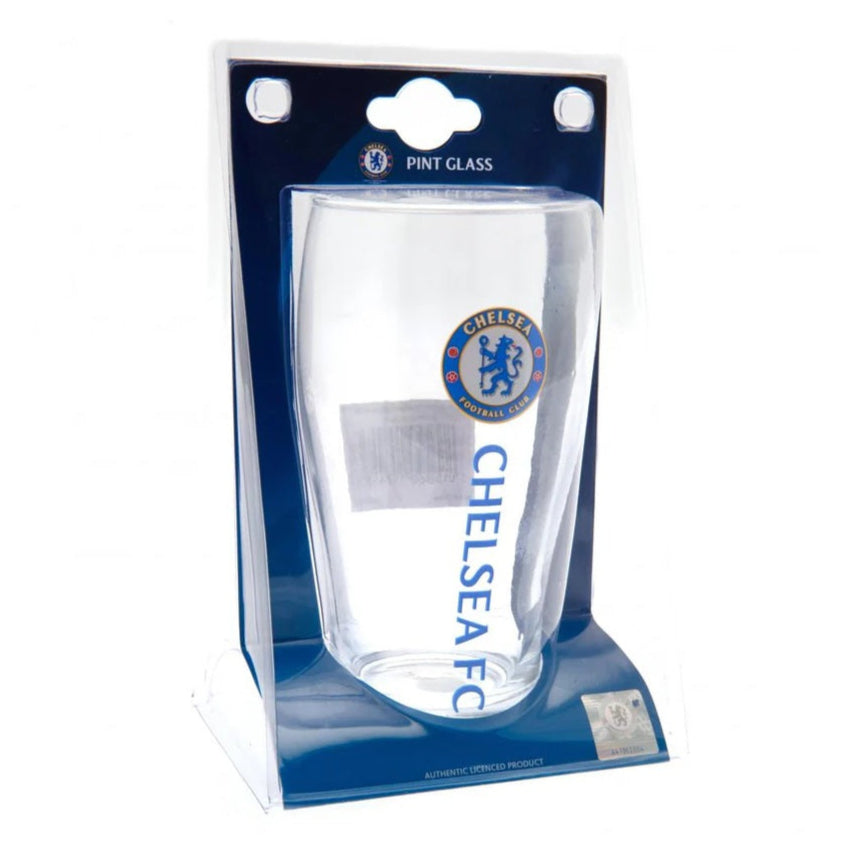 chelsea fc tulip pint glass