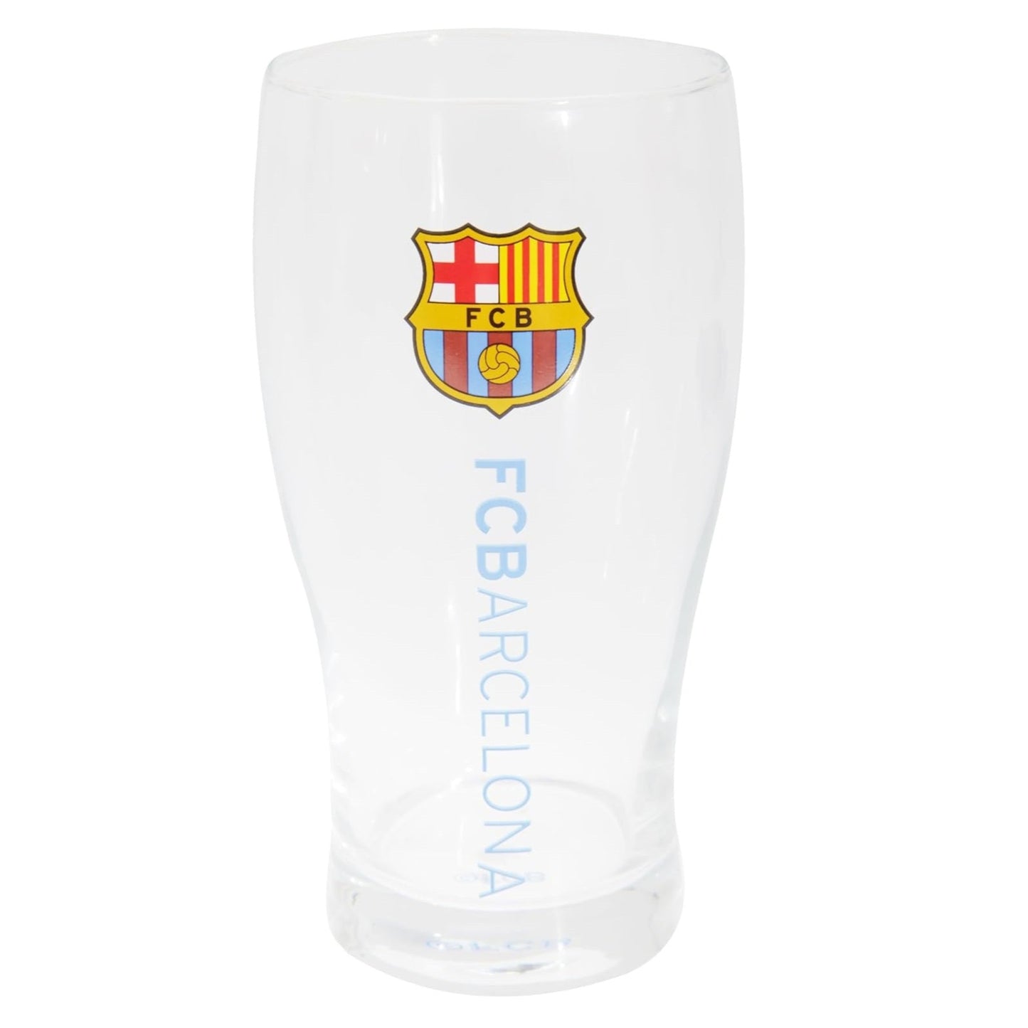 barcelona fc tulip pint glass