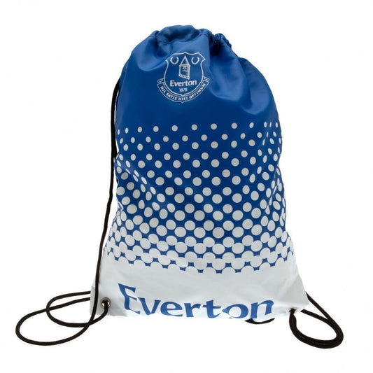 everton fc fade drawstring gym bag