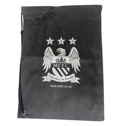 manchester city fc black reusable shopping bag