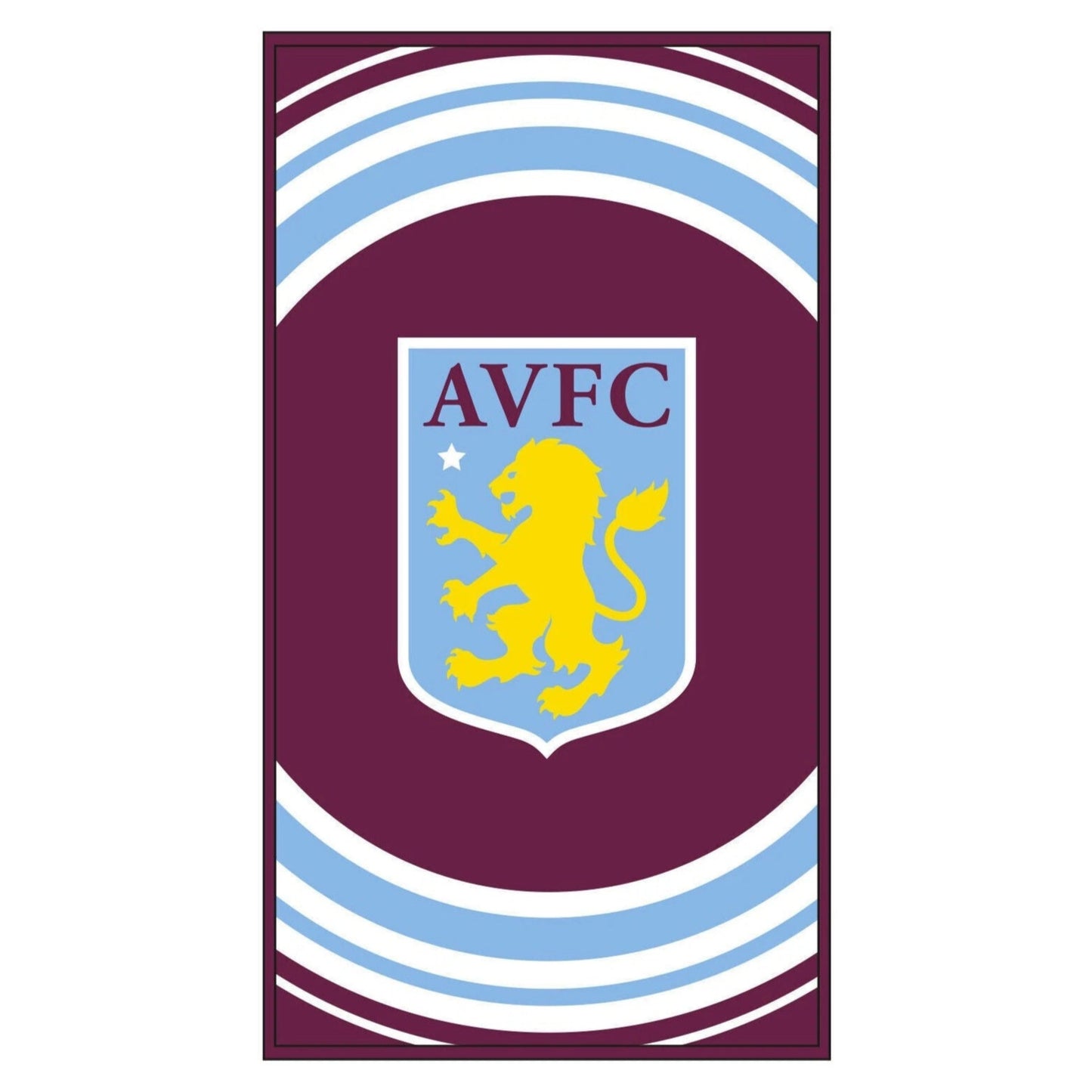 aston villa fc pulse towel
