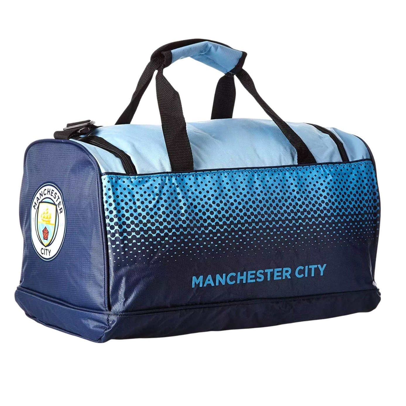 manchester city fc fade holdall / duffle bag