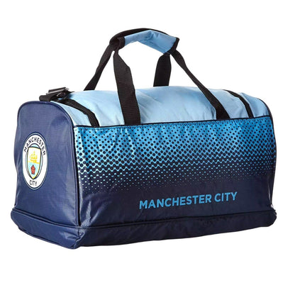 manchester city fc fade holdall / duffle bag
