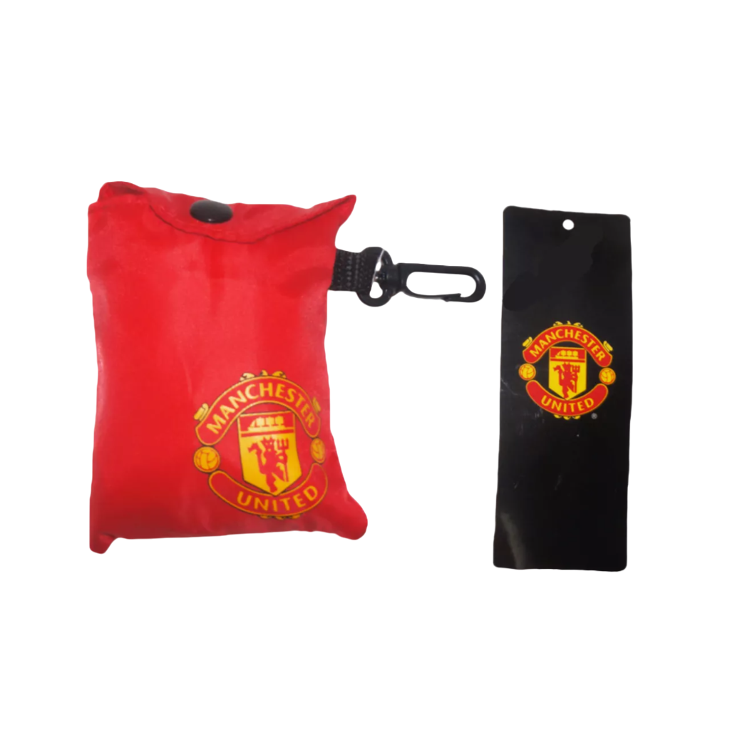 manchester united fc reusable shopping bag