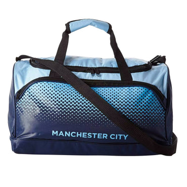 manchester city fc fade holdall / duffle bag
