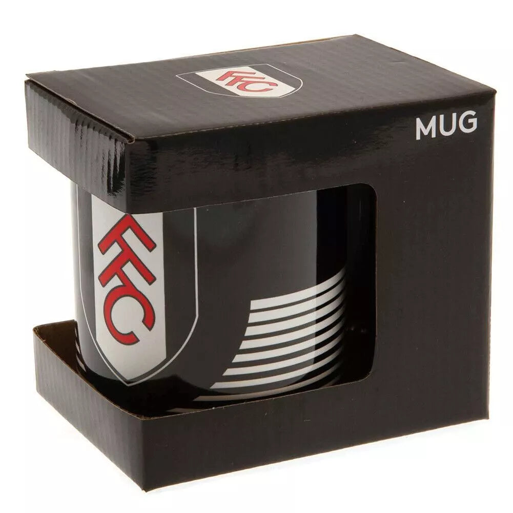 fulham fc linear ceramic mug