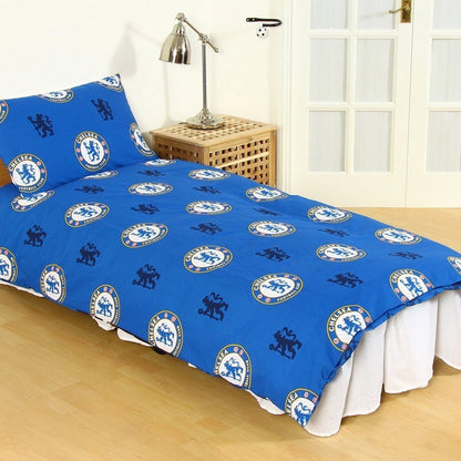 chelsea fc pulse single duvet cover set