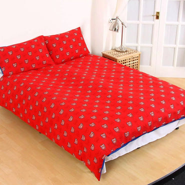 arsenal fc pulse double duvet cover set